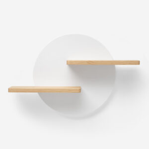 Estantería Circular de Madera Maciza Silke